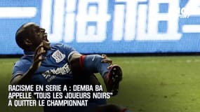 Racisme en Serie A : Demba Ba appelle "tous les joueurs noirs" à quitter le championnat