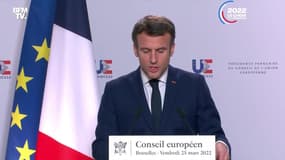 Emmanuel Macron veut le retrait des troupes russes - 25/03
