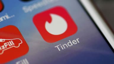 Logo de l'application Tinder 