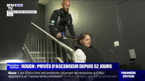 Rouen: des habitants d'une tour de 15 étages sont privés d'ascenseur depuis 52 jours