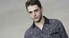 Xavier Dolan lors du défilé Chanel 2015 Spring/Summer le 30 septembre 2014 à Paris.