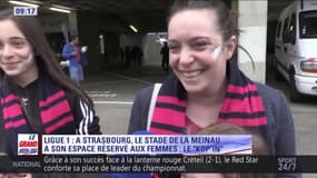 Ligue 1 : A Strasbourg, le Stade de la Meinau a son espace réservé aux femmes, le "Kop in" 