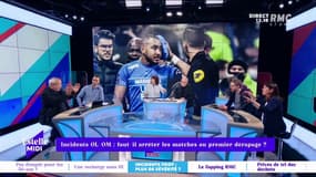 Incidents OL-OM : faut-il arrêter les matches au premier dérapage ? "Il faut des sanctions collectives pour les supporters !" déclare Périco Légasse. 