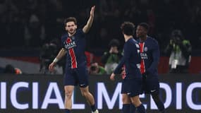 Khvicha Kvaratskhelia buteur lors de PSG-Monaco, le 7 février 2025.