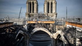 Le toit de Notre-Dame de Paris, le 24 novembre 2020