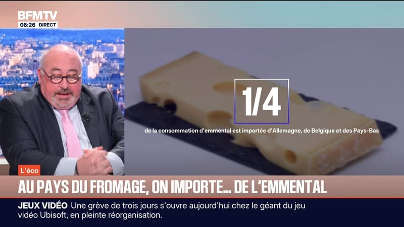 BFM Conso : Au pays du fromage, on importe... de l'Emmental - 10/02