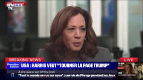 Présidentielle américaine: Kamala Harris veut "tourner la page Trump"