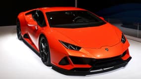Image d'illustration - Une voiture de sport Lamborghini.