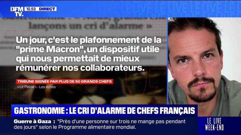 Des chefs cuisiniers français alertent sur leurs difficultés dans une tribune thumbnail