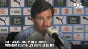 OM : Villas-Boas veut 4 points minimum contre Saint-Etienne et le TFC