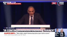 Éric Zemmour: "J'ai commis des erreurs, je les assume toutes"