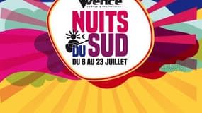 Affiche de la 25e édition du festival Nuits du Sud.