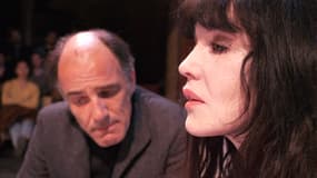 Isabelle Adjani sur scène avec Frédéric Pierrot
