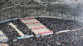 Banderole lors de OM-OL