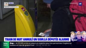 La députée des Hautes-Alpes alerte sur l'annulation d'un train de nuit 