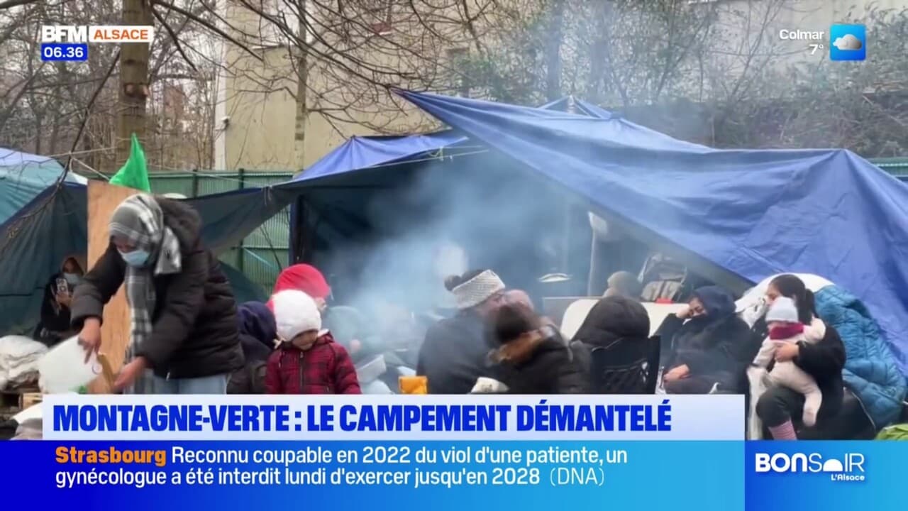 Montagne Verte: le campement évacué