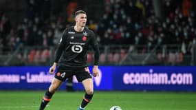 Sven Botman face à Brest lors de la 22e journée de Ligue 1.