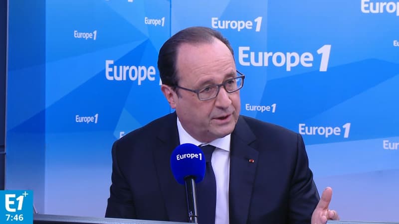 François Hollande sur Europe 1, le 17 mai 2016.