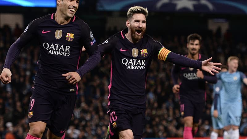 Luis Suarez et Lionel Messi (Barça)