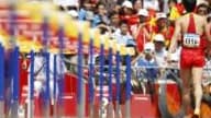 La star chinoise n'aura poussé qu'une fois dans les starts. La douleur au tendon était trop forte. Liu Xiang ne défendra pas son titre chez lui, devant tout un peuple. Un forfait mis en scène ?