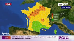 Vent violent: 21 départements sont placés en vigilance orange