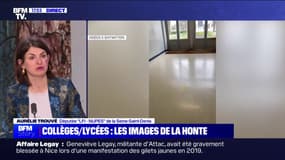 Aurélie Trouvé (députée LFI - NUPES de Seine-Saint-Denis), sur l'insalubrité dans certaines écoles: "C'est un irrespect des enfants et de tout le personnel"