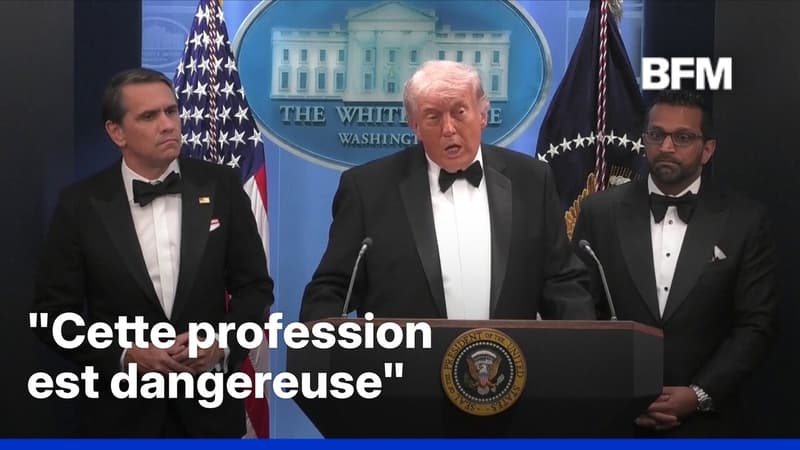 Donald Trump réagit aux tirs lors du dîner des correspondants de la Maison Blanche