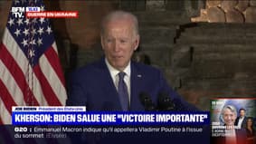 Kherson libérée: Joe Biden salue une "victoire importante"