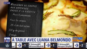 A table avec Luana Belmondo : La recette du rouleau de crêpe à l'asperge !