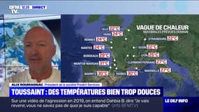 Alix Roumagnac, président de la société Predict Services: "On sait qu'on va avoir le mois d'octobre le plus chaud jamais mesuré"