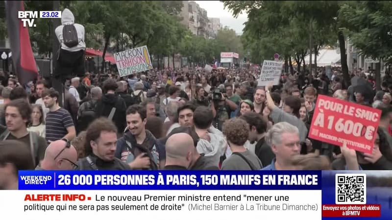 Choix de Barnier : pas de mobilisation massive - 07/09