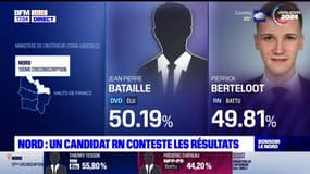 Législatives: Pierrick Berteloot (RN) conteste sa défaite dans la 15e circonscription du Nord et envisage le dépôt d'un recours