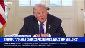 Manifestations en Iran: Donald Trump a déclaré que le pays "a de gros problèmes" et que les États-Unis "suivaient la situation de très près"