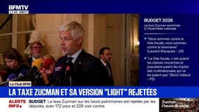 Taxe Zucman rejetée: pour Laurent Wauquiez, président du groupe Droite républicaine à l'Assemblée, les députés LR "ont fait le travail"