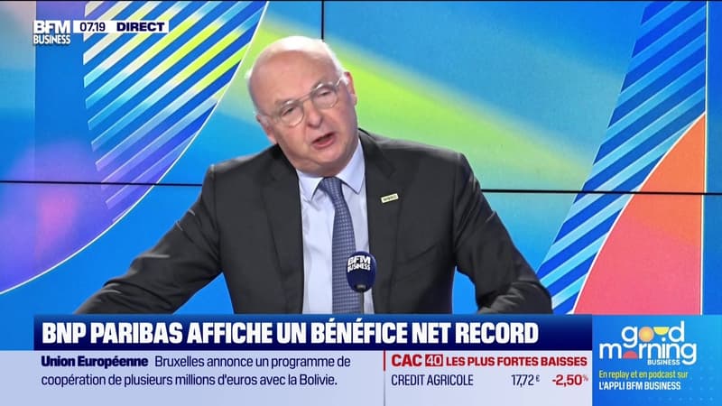Thierry Laborde (BNP Paribas) : BNP Paribas affiche un bénéfice net record - 06/02
