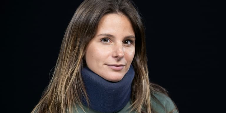 La surfeuse et Youtubeuse française Manon Lanza le 13 septembre 2023 à Paris