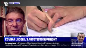 Stéphane Crochet (UNSA) dénonce les "nouvelles annonces surprises" de Jean Castex pour l'école