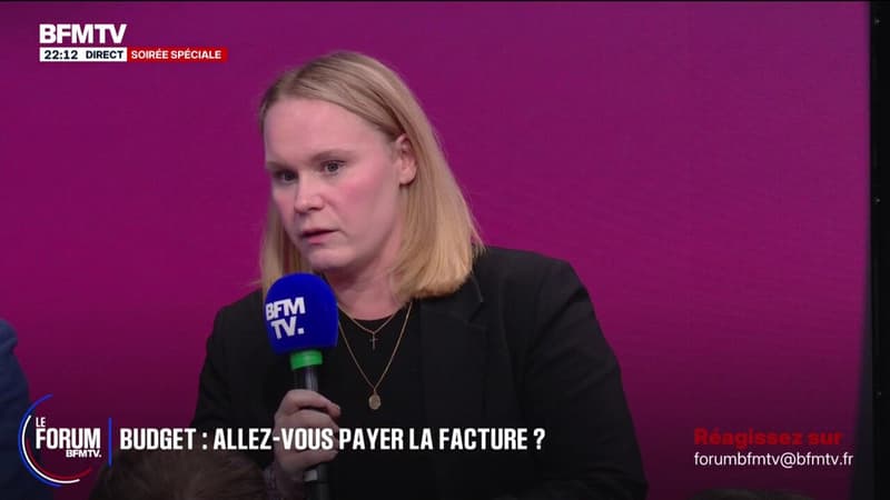 FORUM BFM - "La classe moyenne se fait matraquer d'impôts et de taxes", affirme Marie-Sophie, secrétaire dans la fonction publique