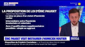 Alpes-Maritimes: le député Éric Pauget veut créer le statut "d'homicide routier"