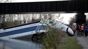 Le TGV accidenté près de Strasbourg