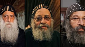 Les évêques Raphaël (54 ans) du Caire et Tawadros (60 ans) de Beheira (delta du Nil), ainsi que le moine Raphaël Ava Mina (70 ans).