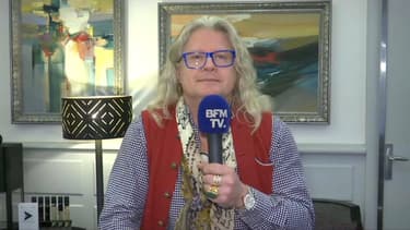 Le collectionneur d'objets napoléoniens et propriétaire du "Palais Vivienne", Pierre-Jean Chalençon sur BFMTV le 7 avril 2021.