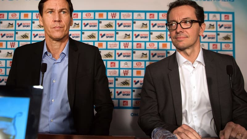 Rudi Garcia et Jacques-Henri Eyraud