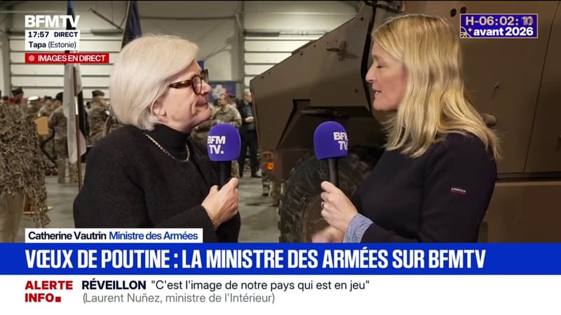 Catherine Vautrin en Estonie: "La France incarne très concrètement le pilier européen de l'OTAN"