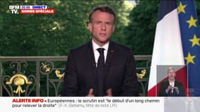 RN en tête des élections européennes: "Ce n'est pas un bon résultat pour les partis qui soutiennent l'Europe", regrette Emmanuel Macron