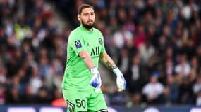 Gianluigi Donnarumma face à l'OM, le 17 avril 2022.