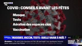 Masques, vaccin, tests: quelle vague de Covid à Noël ?