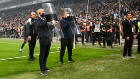 Les stadiers marseillais lors du match contre Paris