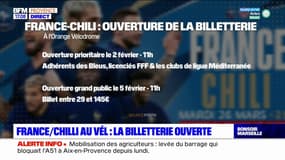 France-Chili au stade Vélodrome: la billetterie est ouverte depuis ce vendredi