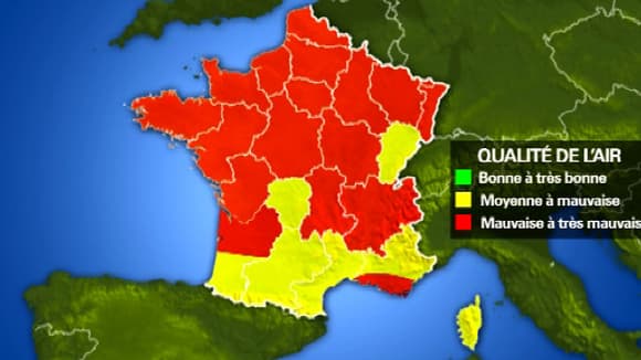 La qualité de l'air pour ce jeudi 13 mars. La qualité de l'air pour ce jeudi 13 mars.